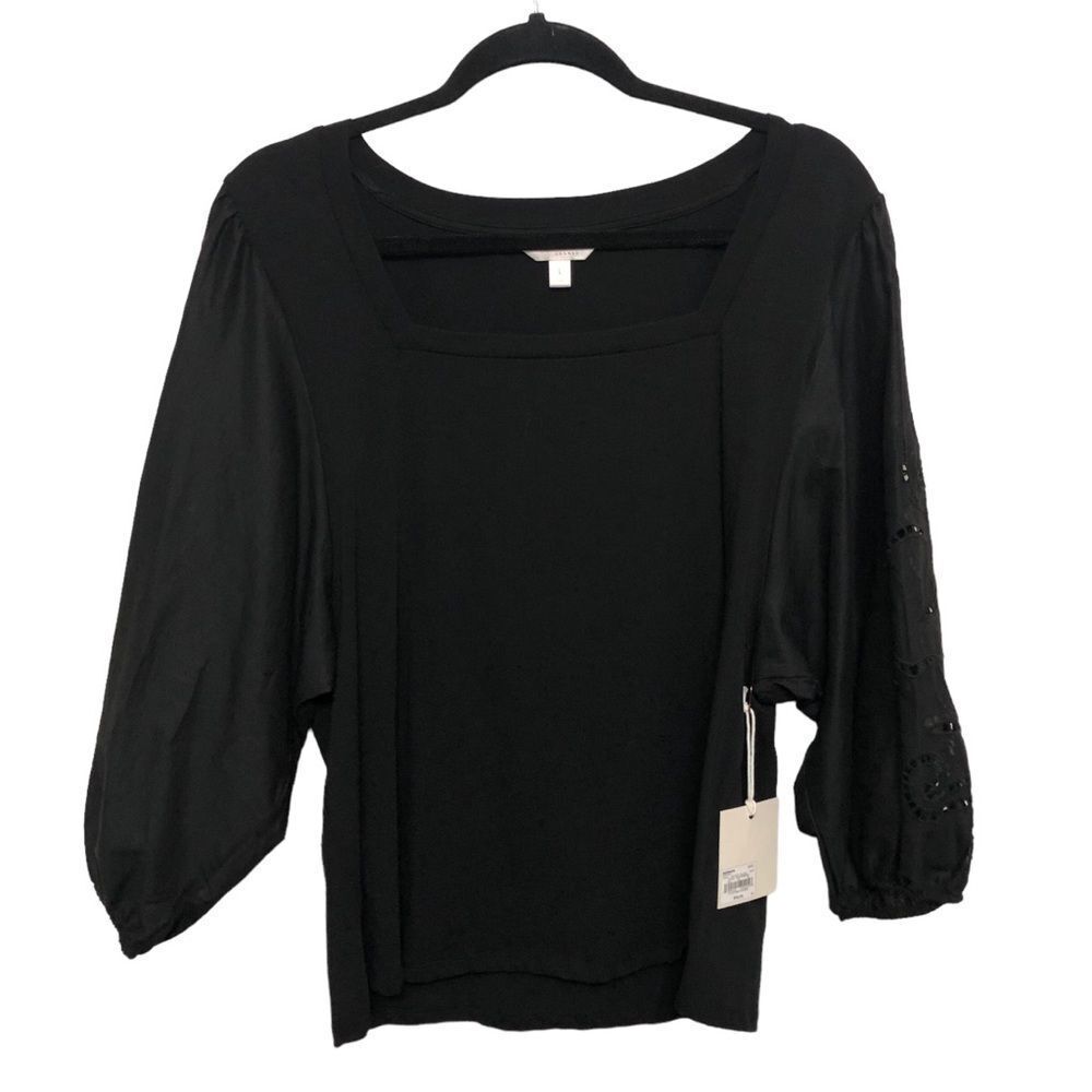 LC Lauren Conrad Black Blouse